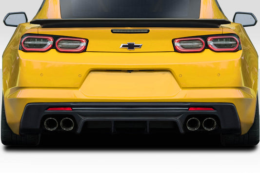 2016-2020 Chevrolet Camaro Duraflex Shark Rear Diffuser - 1 Piece ( Quad exhaust version)