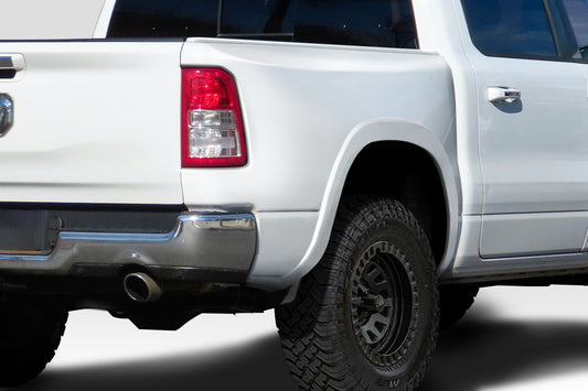 2019-2021 Dodge Ram Duraflex 4" Bulge Bedside Rear Fenders - 2 Piece