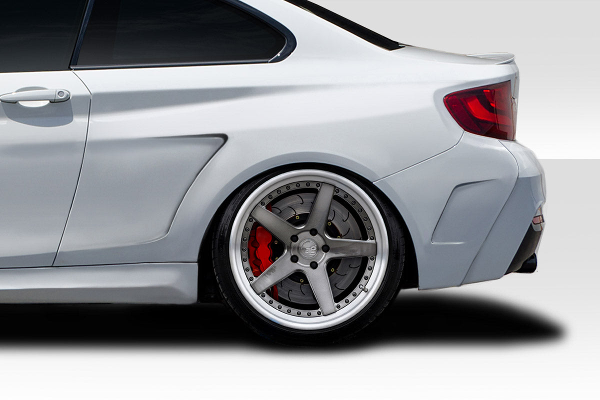 2014-2020 BMW 2 Series F22 F23 Duraflex MHR Wide Body Rear Fender Flares - 5 Piece ( M Sport Only )