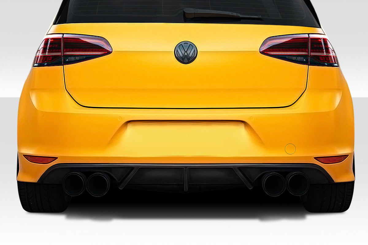2015-2017 Volkswagen Golf R Duraflex RZ Rear Diffuser - 1 Piece