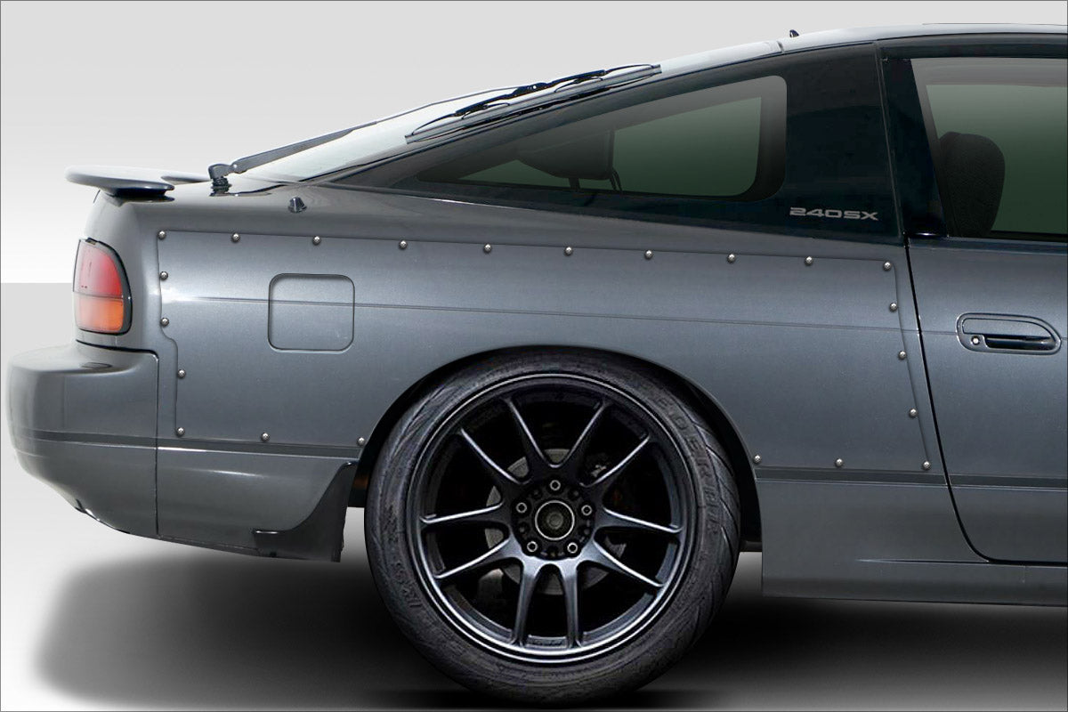 1989-1994 Nissan 240SX S13 HB Duraflex D1 Sport 30MM Rear Fender Flares - 3 Piece