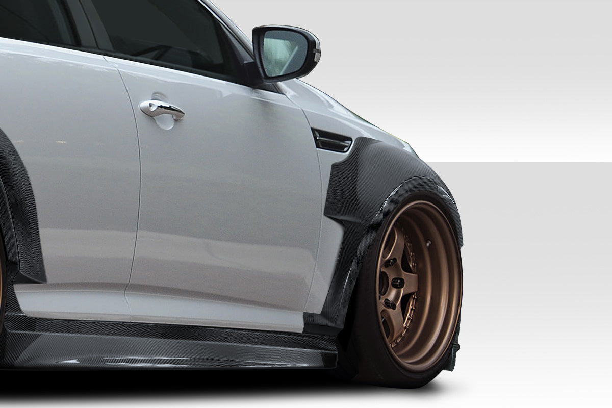 2011-2013 Kia Optima Carbon Creations CPR Body Kit - 13 Piece - Includes 116098 CPR Front Lip, 116247 CPR Side Skirts,, 116248 CPR Front Fender Flares, 116249 CPR Rear Fender Flares.