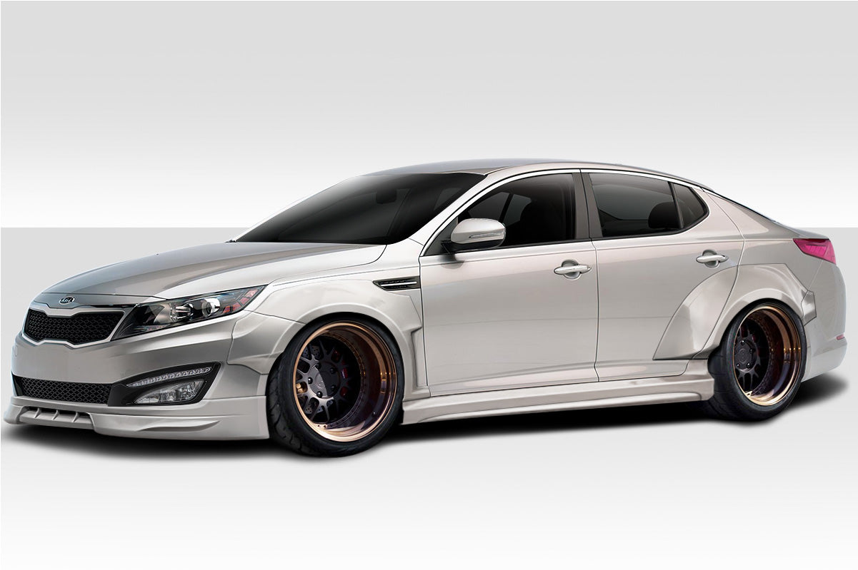 2011-2013 Kia Optima Duraflex CPR Body Kit - 13 Piece - Includes 116099 CPR Front Lip, 116103 CPR Side Skirts,, 116104 CPR Front Fender Flares, 116105 CPR Rear Fender Flares.