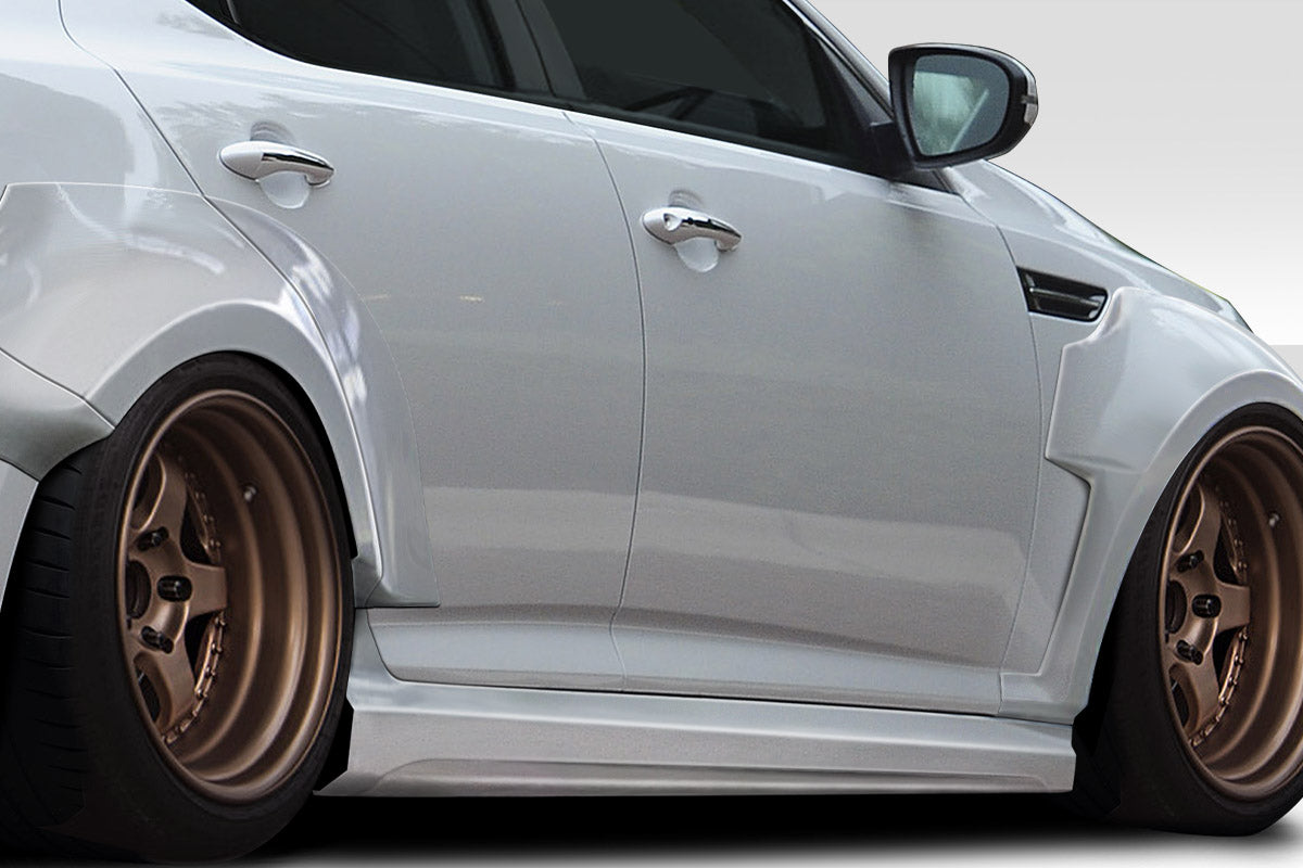 2011-2013 Kia Optima Duraflex CPR Body Kit - 13 Piece - Includes 116099 CPR Front Lip, 116103 CPR Side Skirts,, 116104 CPR Front Fender Flares, 116105 CPR Rear Fender Flares.