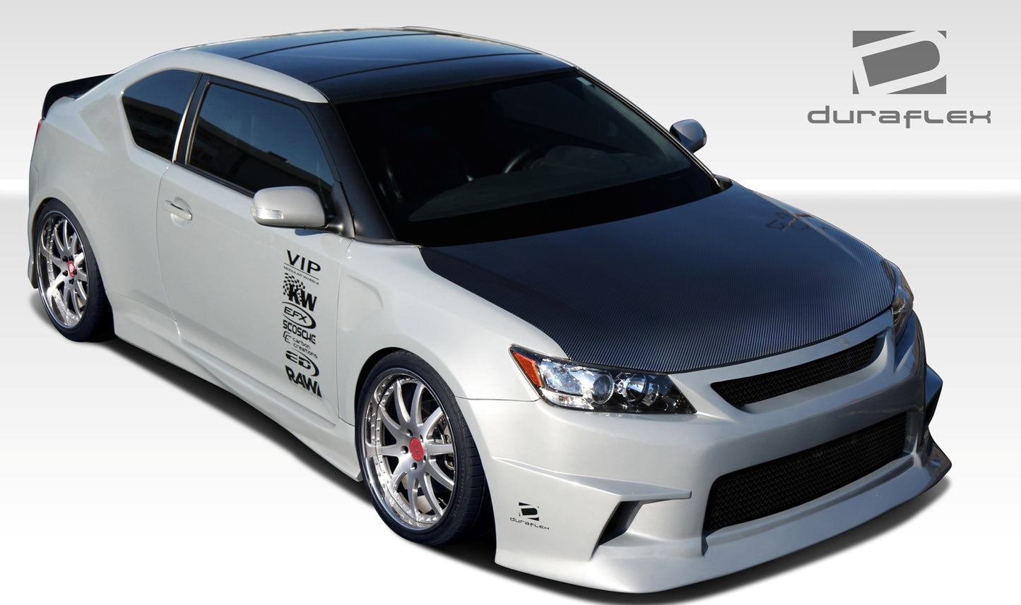 2011-2013 Scion tC Duraflex GT Concept Body Kit - 4 Piece - Includes GT Concept Front Bumper Cover (107647) GT Concept Side Skirts Rocker Panels (107648) GT Concept Rear Bumper Cover (107649)