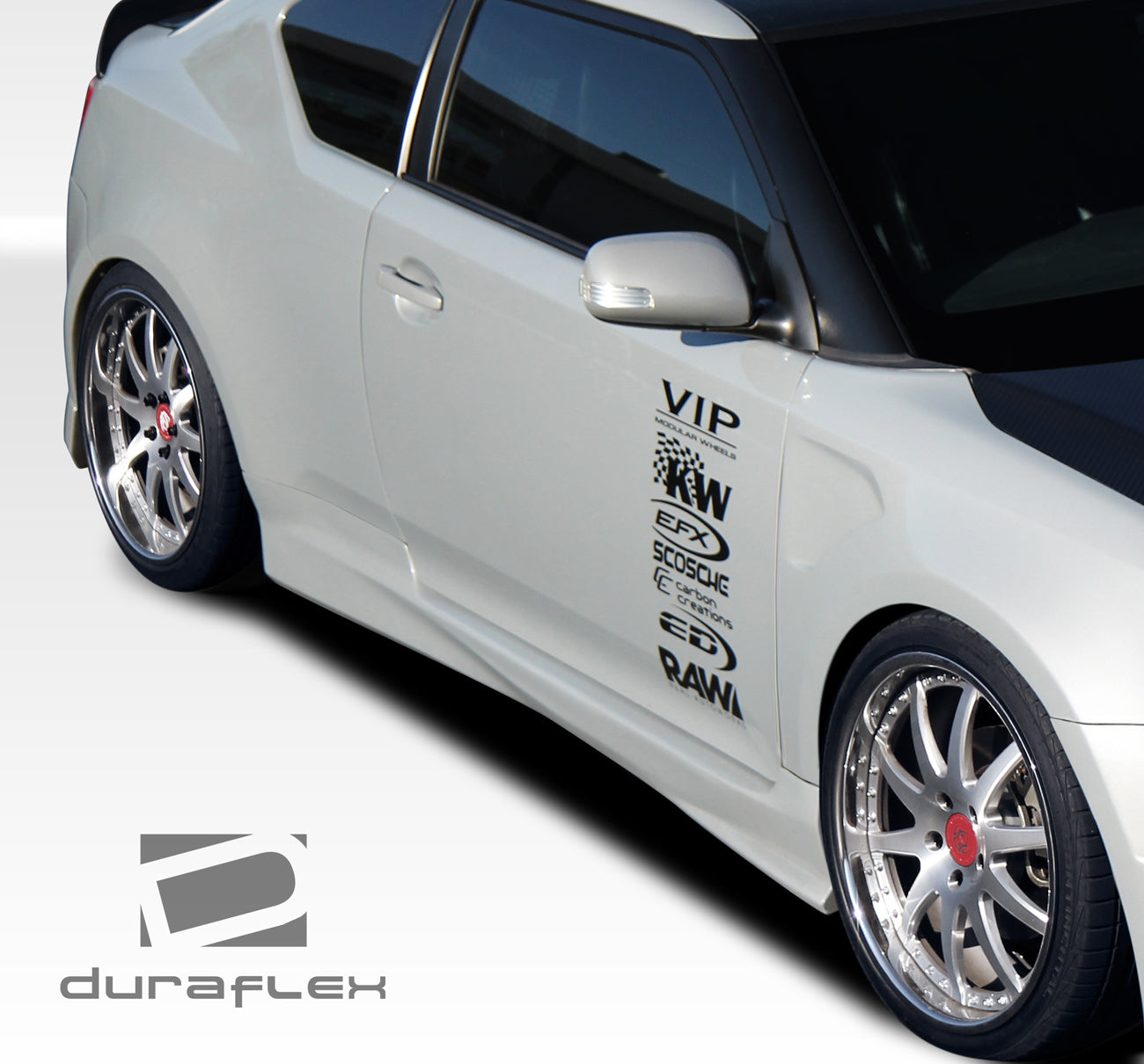 2011-2013 Scion tC Duraflex GT Concept Body Kit - 4 Piece - Includes GT Concept Front Bumper Cover (107647) GT Concept Side Skirts Rocker Panels (107648) GT Concept Rear Bumper Cover (107649)