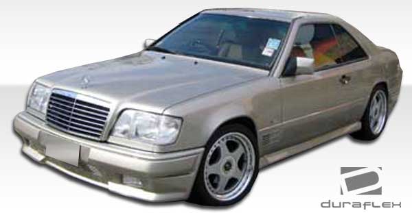 1986-1995 Mercedes E Class W124 Duraflex AMG Style Body Kit - 4 Piece - Includes AMG Style Front Bumper Cover (105060) AMG Style Rear Bumper Cover (105063) AMG Style Side Skirts Rocker Panels (105061)