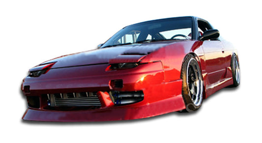 1989-1994 Nissan 240SX S13 2DR Duraflex Type U Body Kit - 4 Piece - Includes Type U Front Bumper Cover ( 103547) Type U Rear Bumper Cover (104239) Type U Side Skirts Rocker Panels (103548)