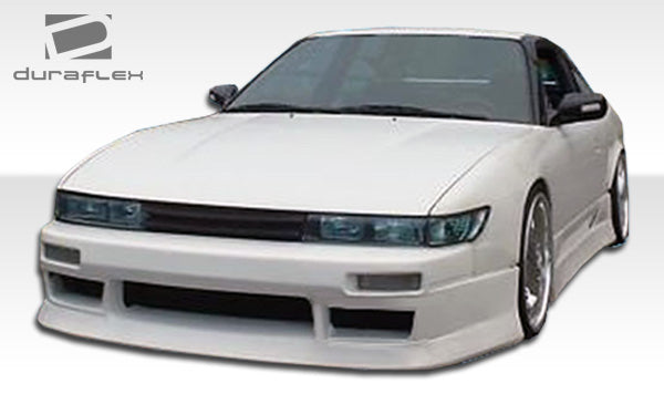 1989-1994 Nissan 240SX S13 Duraflex Silvia S13 Conversion V-Speed Kit - 4 Piece - Includes S13 Conversion V-Speed Front Bumper Cover (102204) S13 Conversion M-1 Sport Fenders (100877) S13 Conversion M-1 Sport Hood (102203)