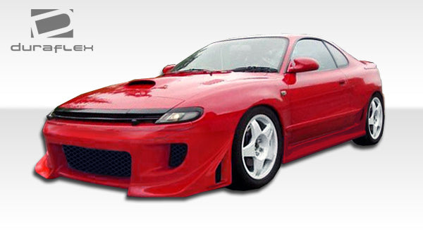 1990-1993 Toyota Celica 2DR Duraflex Blits Body Kit - 4 Piece - Includes Blits Front Bumper Cover (103424) Vader 2 Side Skirts Rocker Panels (100988) Vader 2 Rear Bumper Cover(100987)