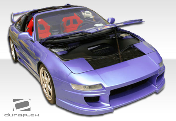 1991-1995 Toyota MR2 Duraflex Type B Body Kit - 5 Piece - Includes Type B Front Bumper Cover (101034) Type B Rear Add On Bumper Spat Extensions (101035) Type B Side Skirts Rocker Panels (101036)