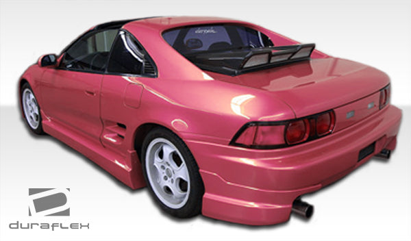 1991-1995 Toyota MR2 Duraflex Type B Body Kit - 5 Piece - Includes Type B Front Bumper Cover (101034) Type B Rear Add On Bumper Spat Extensions (101035) Type B Side Skirts Rocker Panels (101036)