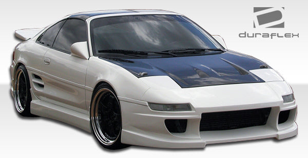 1991-1995 Toyota MR2 Duraflex Type B Body Kit - 5 Piece - Includes Type B Front Bumper Cover (101034) Type B Rear Add On Bumper Spat Extensions (101035) Type B Side Skirts Rocker Panels (101036)