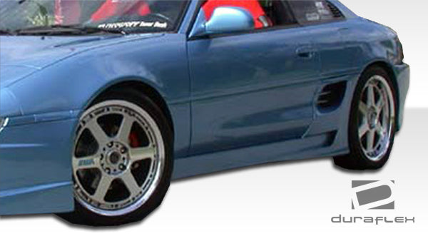 1991-1995 Toyota MR2 Duraflex Type T Body Kit - 4 Piece - Includes Type T Front Bumper Cover (101044) Type T Rear Bumper Cover (101045) Type T Side Skirts Rocker Panels (101046)
