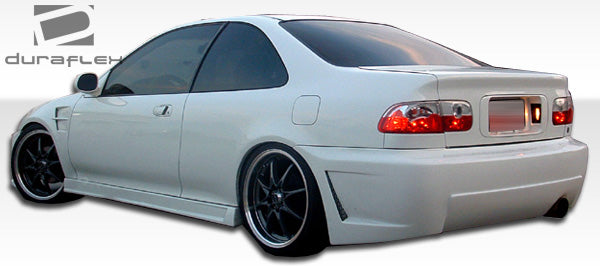 1992-1995 Honda Civic 2DR / 4DR Duraflex B-2 Body Kit - 4 Piece - Includes B-2 Front Bumper Cover (101113) B-2 Side Skirts Rocker Panels (105542) B-2 Rear Bumper Cover (105543)