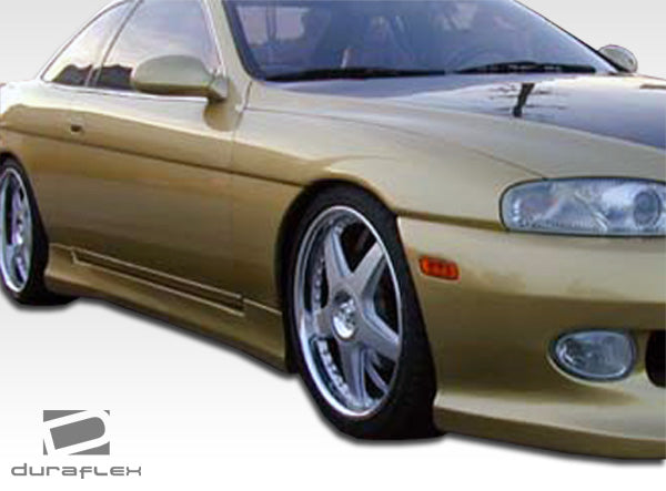 1992-2000 Lexus SC Series SC300 SC400 Duraflex J-Magic Body Kit - 4 Piece - Includes J-Magic Front Bumper Cover (101180) J-Magic Rear Lip Under Spoiler Air Dam (101181) J-Magic Side Skirts Rocker Panels (101182)