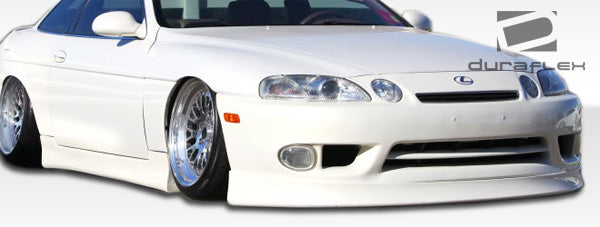 1992-2000 Lexus SC Series SC300 SC400 Duraflex V-Speed Body Kit - 4 Piece - Includes V-Speed Front Bumper Cover (101183) V-Speed Rear Lip Under Spoiler Air Dam (101184) V-Speed Side Skirts Rocker Panels (101185)