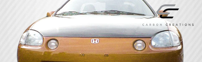 1993-1997 Honda Del Sol Carbon Creations Dritech OEM Look Hood - 1 Piece