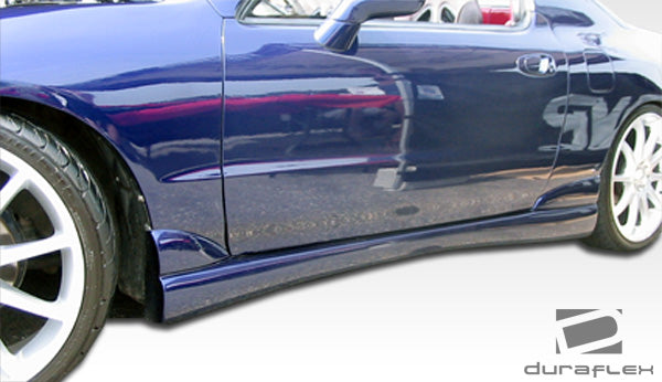 1993-1997 Honda Del Sol Duraflex R34 Body Kit - 4 Piece - Includes R34 Front Bumper Cover (101254) Type M Rear Lip Under Spoiler Air Dam (101252) Type M Side Skirts Rocker Panels (101253)