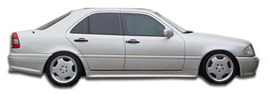 1994-2000 Mercedes C Class W202 Duraflex AMG Look Side Skirts Rocker Panels - 2 Piece