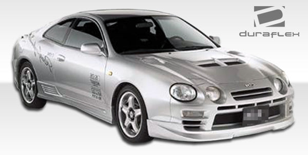 1994-1999 Toyota Celica 2DR Duraflex C-5 Body Kit - 4 Piece - Includes C-5 Front Bumper Cover (101501) Vader Side Skirts Rocker Panels (101504) Vader Rear Bumper Cover (103426)