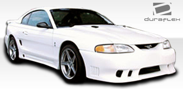 1994-1998 Ford Mustang Duraflex Cobra R Body Kit - 4 Piece - Includes Cobra R Front Bumper Cover (101424) Colt 2 Rear Bumper Cover (101431 Colt 2 Side Skirts Rocker Panels (101432)