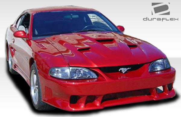 1994-1998 Ford Mustang Duraflex Cobra R Body Kit - 4 Piece - Includes Cobra R Front Bumper Cover (101424) Colt 2 Rear Bumper Cover (101431 Colt 2 Side Skirts Rocker Panels (101432)