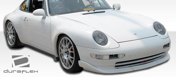 1995-1998 Porsche 911 Carrera 993 C2 C4 Targa Duraflex Club Sport Front Lip Under Spoiler Air Dam - 3 Piece