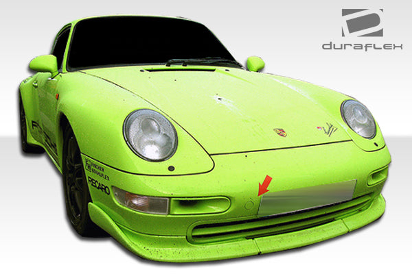 1995-1998 Porsche 911 Carrera 993 C2 C4 Targa Duraflex Club Sport Front Lip Under Spoiler Air Dam - 3 Piece