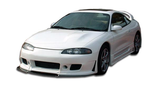 1995-1999 Mitsubishi Eclipse Eagle Talon Duraflex B-2 Body Kit - 4 Piece - Includes B-2 Front Bumper Cover (101871) B-2 Rear Bumper Cover (101593) B-2 Side Skirts Rocker Panels (101594)