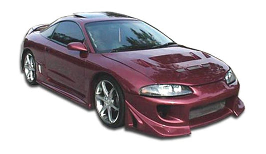 1995-1996 Mitsubishi Eclipse Eagle Talon Duraflex Blits Body Kit - 4 Piece - Includes Blits Front Bumper Cover (101598) Blits Rear Bumper Cover (101874) Blits Side Skirts Rocker Panels (101599)
