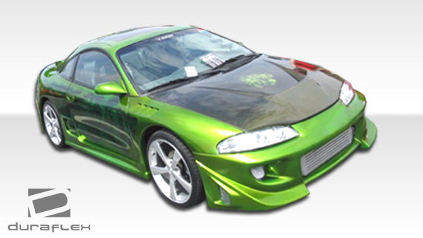 1997-1999 Mitsubishi Eclipse Eagle Talon Duraflex Blits Body Kit - 4 Piece - Includes Blits Front Bumper Cover (101873) Blits Rear Bumper Cover (101874) Blits Side Skirts Rocker Panels (101599)