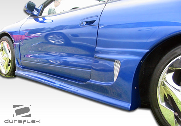 1997-1999 Mitsubishi Eclipse Eagle Talon Duraflex Blits Body Kit - 4 Piece - Includes Blits Front Bumper Cover (101873) Blits Rear Bumper Cover (101874) Blits Side Skirts Rocker Panels (101599)