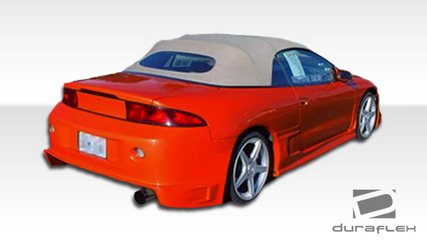 1997-1999 Mitsubishi Eclipse Eagle Talon Duraflex Blits Body Kit - 4 Piece - Includes Blits Front Bumper Cover (101873) Blits Rear Bumper Cover (101874) Blits Side Skirts Rocker Panels (101599)