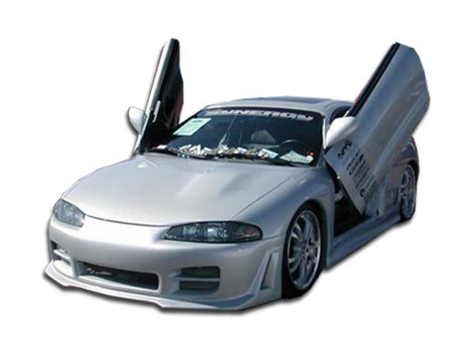 1995-1999 Mitsubishi Eclipse Eagle Talon Duraflex R34 Body Kit - 4 Piece - Includes R34 Front Bumper Cover (101877) Blits Rear Bumper Cover (101874) Blits Side Skirts Rocker Panels (101599)