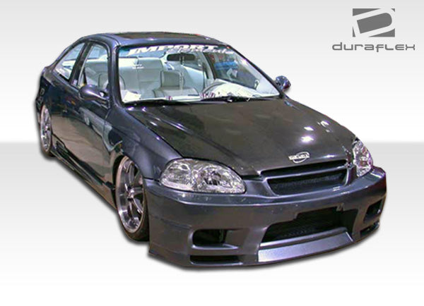 1996-1998 Honda Civic 2DR Duraflex AVG Body Kit - 4 Piece - Includes AVG Front Bumper Cover (101732) AVG Rear Bumper Cover (101733) AVG Side Skirts Rocker Panels (101734)