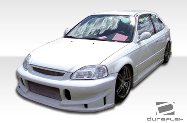 1996-1998 Honda Civic 2DR Duraflex Buddy Body Kit - 4 Piece - Includes Buddy Front Bumper Cover (101736) Buddy Rear Bumper Cover (101737) Buddy Side Skirts Rocker Panels (101738)
