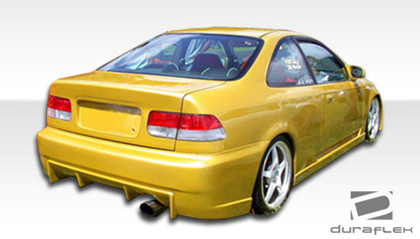 1996-2000 Honda Civic 2DR / HB Duraflex Buddy Side Skirts Rocker Panels - 2 Piece