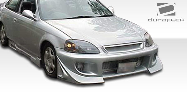 1996-1998 Honda Civic 2DR Duraflex R34 Body Kit - 4 Piece - Includes R34 Front Bumper Cover (101776) Spyder Rear Bumper Cover (101744) Spyder Side Skirts Rocker Panels (101720)