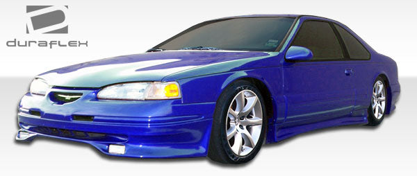 1996-1997 Ford Thunderbird Mercury Cougar Duraflex Racer Body Kit - 4 Piece - Includes Racer Front Lip Under Spoiler Air Dam (104375) Racer Rear Lip Under Spoiler Air Dam (104377) Racer Side Skirts Rocker Panels (104376)