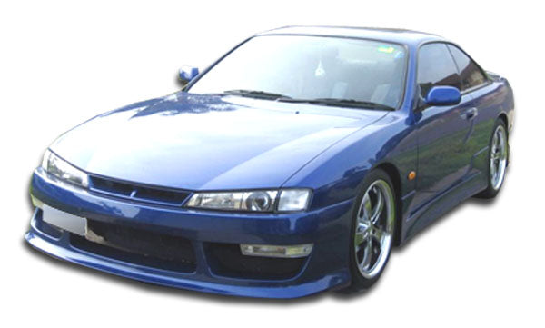 1997-1998 Nissan 240SX S14 Duraflex V-speed 2 Body Kit - 4 Piece - Includes V-Speed 2 Front Bumper Cover (103563)V-Speed Rear Bumper Cover (101650) V-Speed Side Skirts Rocker Panels (101651)