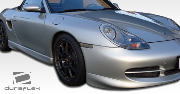 1997-2004 Porsche Boxster Duraflex GT-3 Look Body Kit - 4 Piece - Includes GT-3 Look Front Bumper Cover (103748) GT-3 Look Side Skirts Rocker Panels (105412) Maston Rear Bumper Cover (104994)
