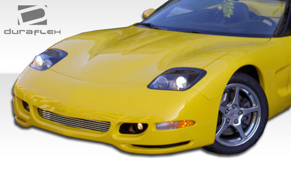1997-2004 Chevrolet Corvette C5 Duraflex TS Concept Front Bumper Kit - 2 Piece - Includes TS Concept Front Bumper (104122) TS Concept Front Lip Spoiler (104129)