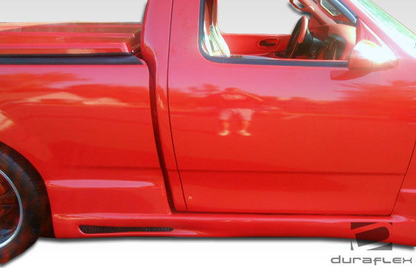 1997-2003 Ford F-150 2DR Stepside Extended Cab Duraflex Cobra R Body Kit (round tailights) - 4 Piece - Includes Cobra R Front Bumper Cover (108045) Platinum Side Skirts Rocker Panels (105690) Platinum Rear Bumper Cover (105691)