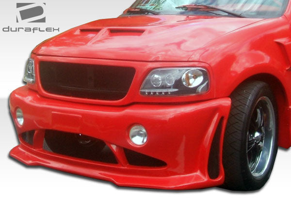 1997-2003 Ford F-150 2DR Duraflex Stepside Extended Cab Platinum Body Kit - 4 Piece - Includes Platinum Front Bumper Cover (101822) Platinum Side Skirts Rocker Panels (105690) Platinum Rear Bumper Cover (105691)