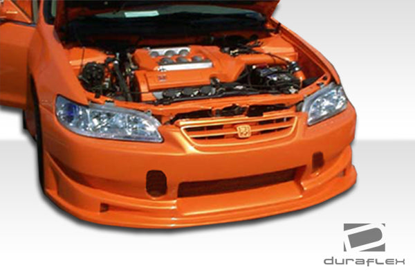 1998-2002 Honda Accord 4DR Duraflex Buddy Body Kit - 4 Piece - Includes Buddy Front Bumper Cover (101980) Buddy Rear Bumper Cover (101981) Spyder Side Skirts Rocker Panels (101986)