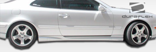 1998-2002 Mercedes CLK W208 Duraflex AMG style Body Kit - 4 Piece - Includes AMG Style Front Bumper Cover (103045) AMG Style Rear Bumper Cover (103047) AMG Style Side Skirts Rocker Panels (103046)