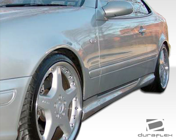 1998-2002 Mercedes CLK W208 Duraflex AMG style Body Kit - 4 Piece - Includes AMG Style Front Bumper Cover (103045) AMG Style Rear Bumper Cover (103047) AMG Style Side Skirts Rocker Panels (103046)