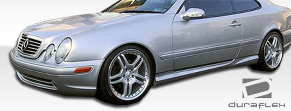 1998-2002 Mercedes CLK W208 Duraflex AMG style Body Kit - 4 Piece - Includes AMG Style Front Bumper Cover (103045) AMG Style Rear Bumper Cover (103047) AMG Style Side Skirts Rocker Panels (103046)