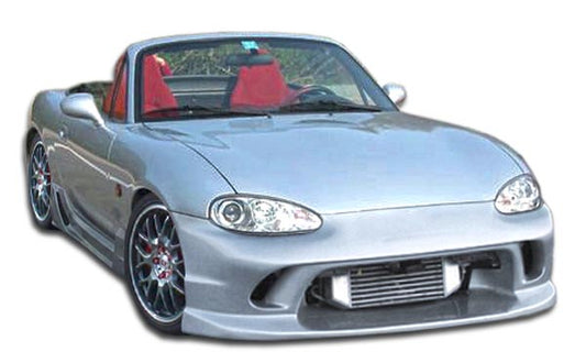 2001-2005 Mazda Miata Duraflex Wizdom Body Kit - 4 Piece - Includes Wizdom Front Bumper Cover (105960) Wizdom Side Skirts Rocker Panels (105961) Wizdom Rear Lip Under Spoiler Air Dam (105962)